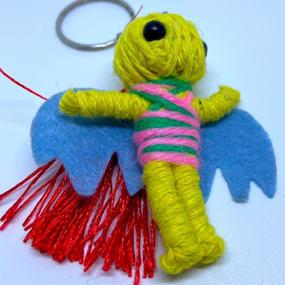 Voodoo doll keychain